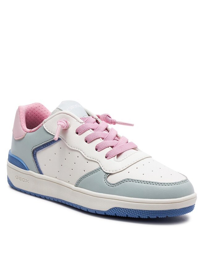 Geox Сникърси Geox J Washiba Girl J36HXD 054FU C0130 D Бял
