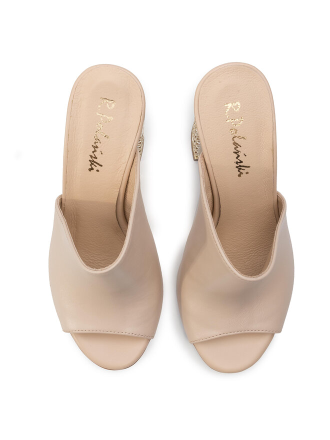 R.Polański Pantoletten R.Polański 0936 Beige