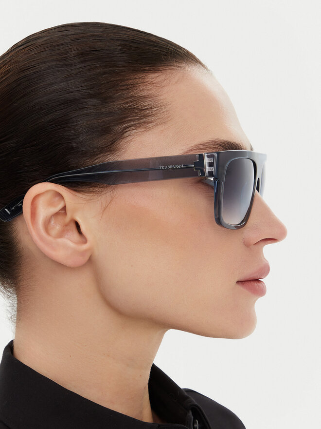 Trussardi Okulary przeciwsłoneczne Trussardi TSM9061 Granatowy