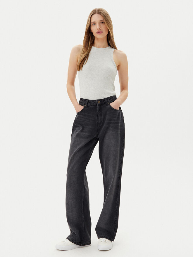 Pieces Pieces Felső May 17154480 Szürke Slim Fit
