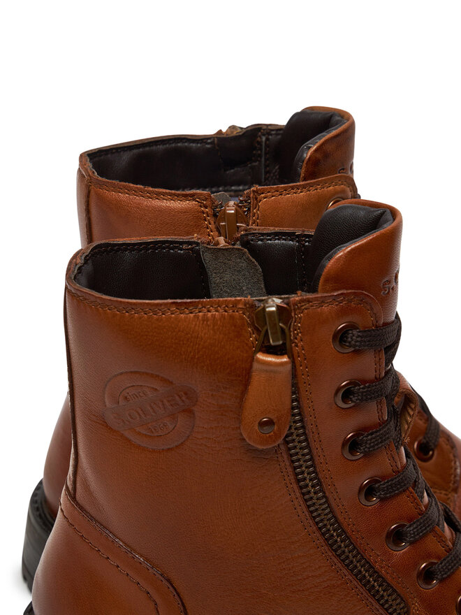 s.Oliver Schnürstiefeletten s.Oliver 5-25219-41 Braun