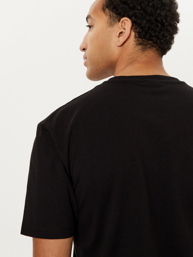 Filling Pieces Filling Pieces Póló Unisex 7443400 Fekete Slim Fit