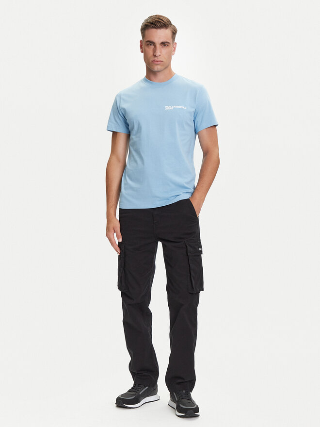 Karl Lagerfeld Jeans Karl Lagerfeld Jeans Camiseta A1M17003 Azul Slim Fit