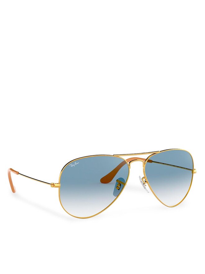 Ray-Ban Okulary przeciwsłoneczne Ray-Ban Aviator Large Metal 0RB3025 001/3F Złoty