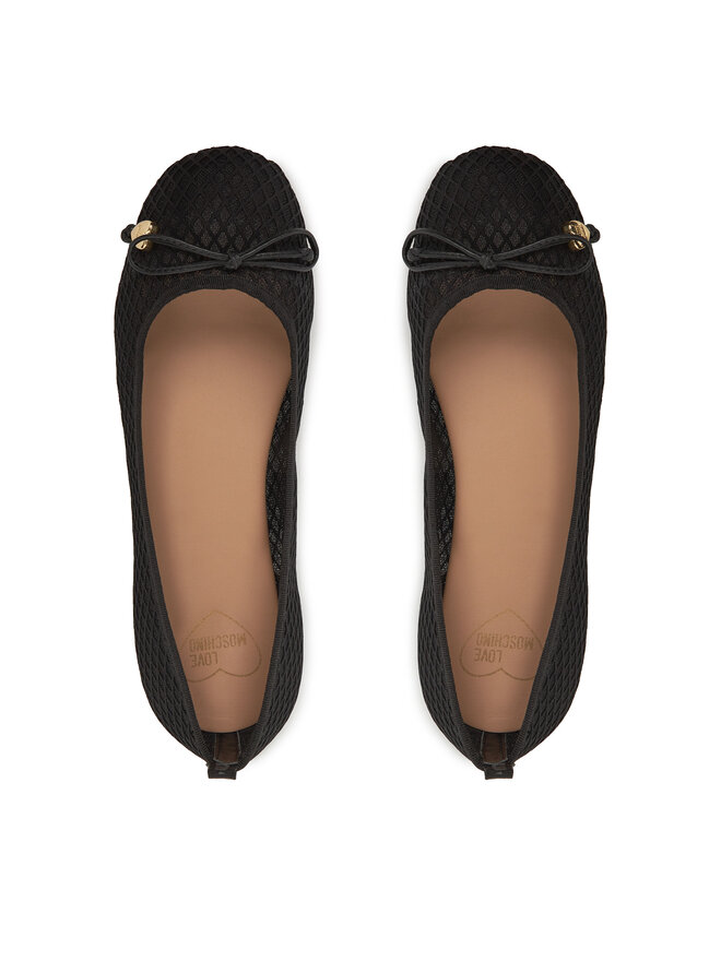 LOVE MOSCHINO Ballerine LOVE MOSCHINO JA11051G0MIQ0000 Nero