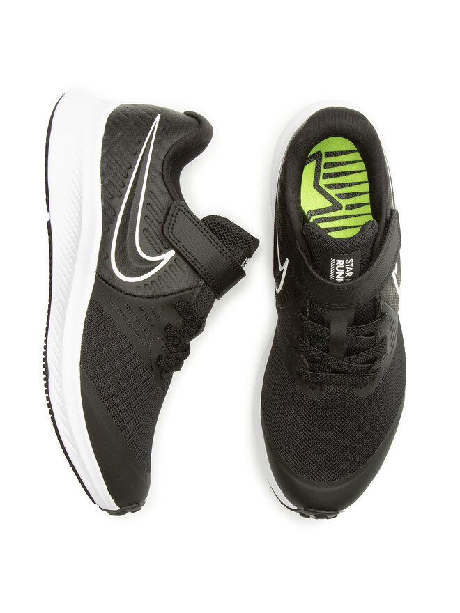 Nike Hallenschuhe Nike Star Runner 2 (Psv) AT1801 001 Schwarz