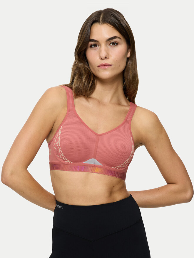Triumph Triumph Špotni nedrček Triaction Cardio Flow 10205923 Roza