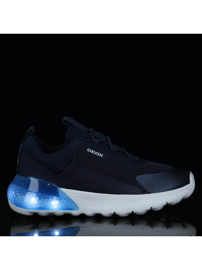 Geox Sneakersy Geox J Activart Illuminus J45LYA 0149J C4002 D Granatowy