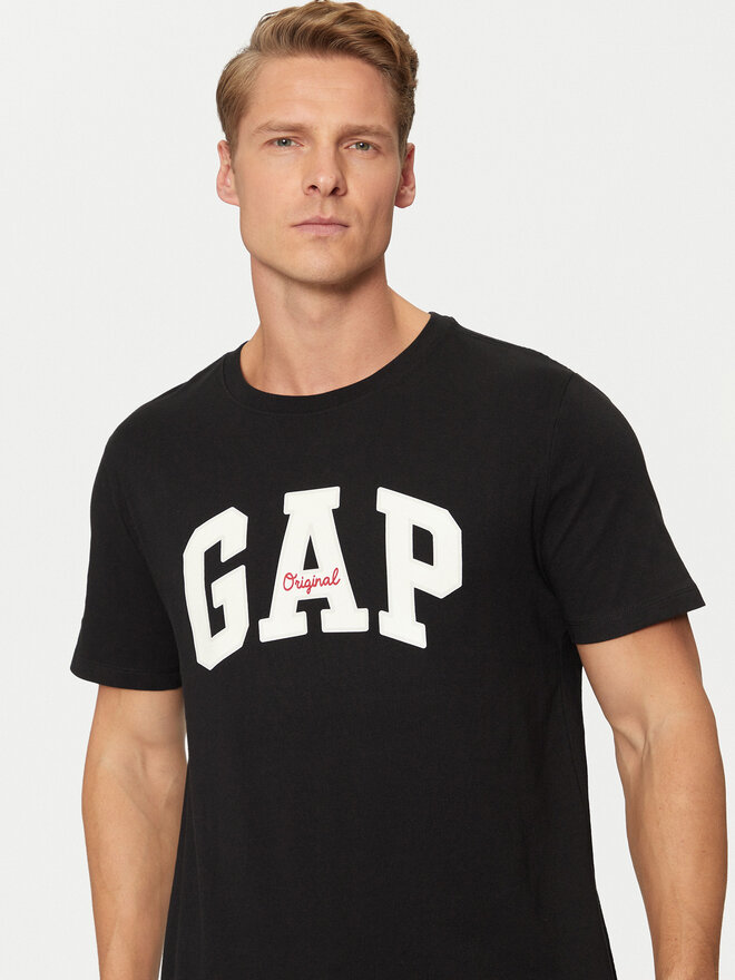 Gap Gap Marškinėliai 542246-03 Juoda Regular Fit