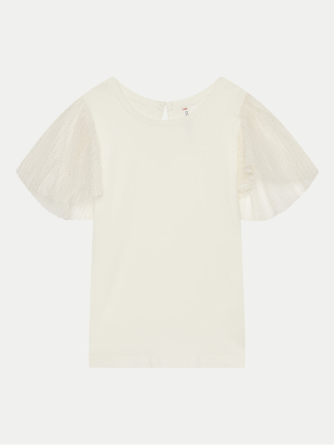 Coccodrillo Coccodrillo Camiseta WC4143201EJG Écru Regular Fit