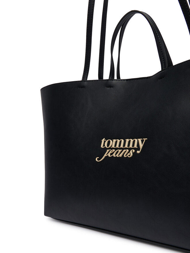 Tommy Jeans Handtasche Tommy Jeans Tjw Must Tote AW0AW19051 Schwarz