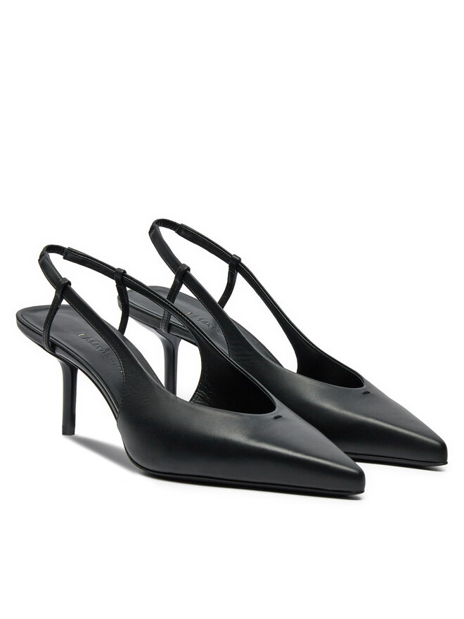 Max Mara Sandály Max Mara Mmslingcaif 2424526131600 Černá