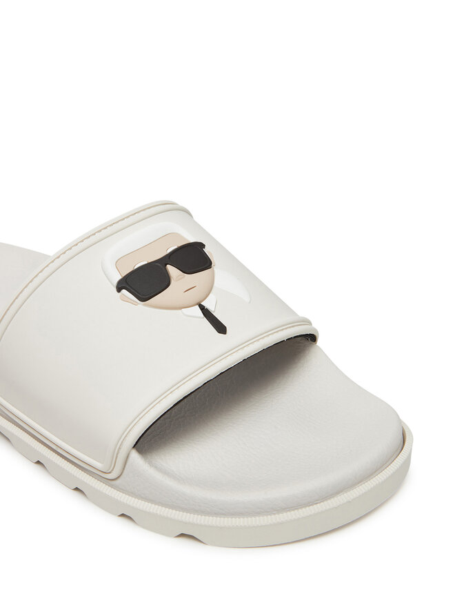 KARL LAGERFELD Παντόφλες KARL LAGERFELD Kondo Tred KL70905 Λευκό