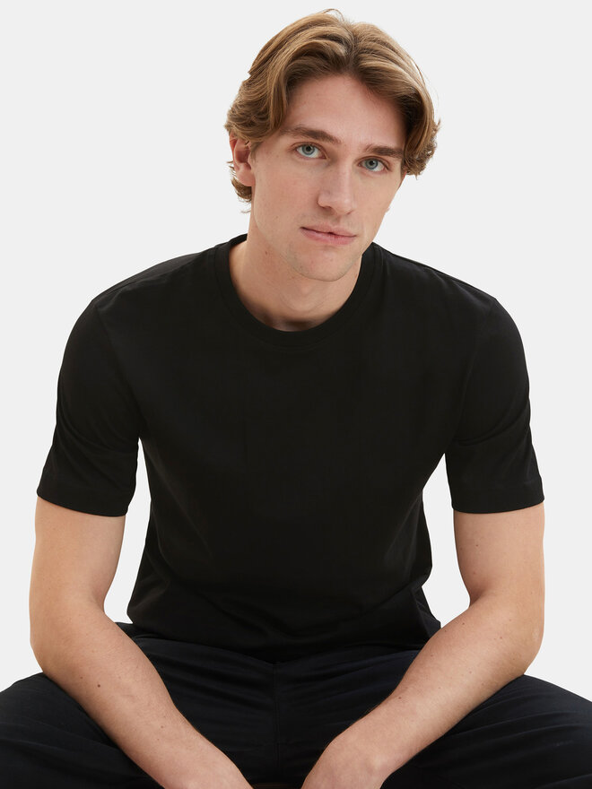 Tom Tailor Tom Tailor Σετ 2 T-Shirts 1037741 Μαύρο Regular Fit