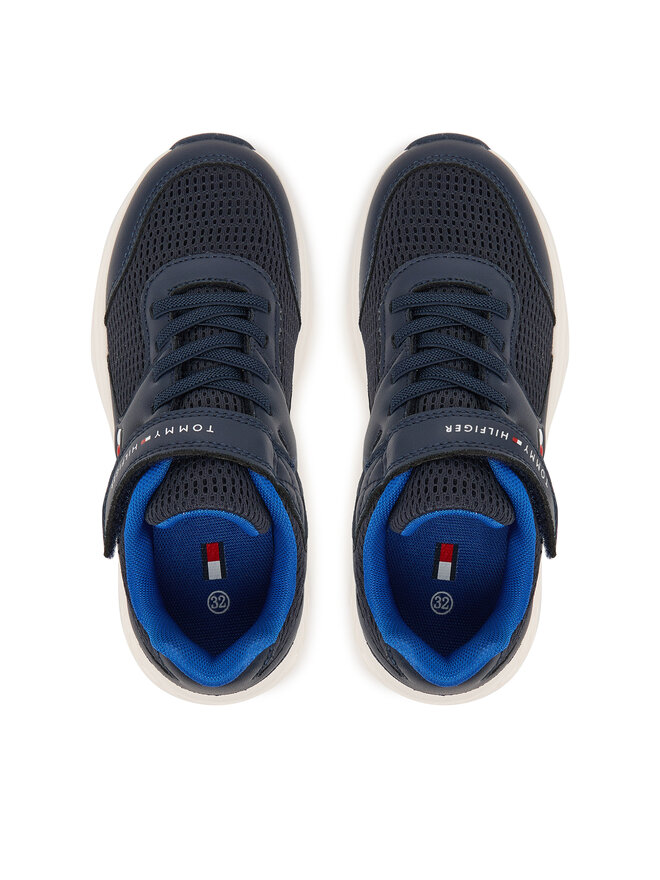Tommy Hilfiger Sneakers Tommy Hilfiger Low Cut Lace-Up T3X9-34378-1697 S Dunkelblau