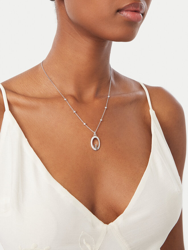 Guess Halskette Guess JUBN06 340JW Silberfarben