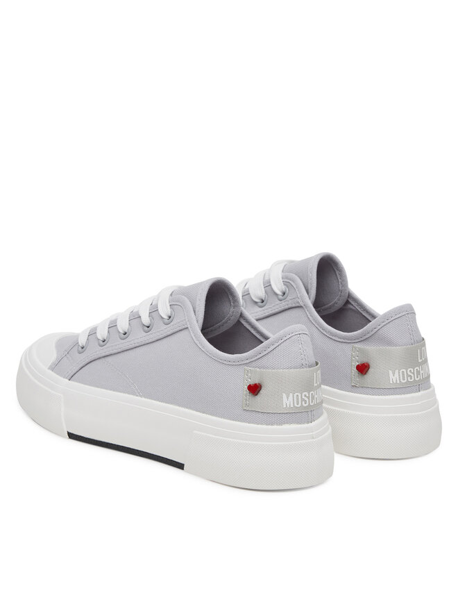 Кеди LOVE MOSCHINO JA15012G0MJP0010 Сірий | evzuttya.com.ua