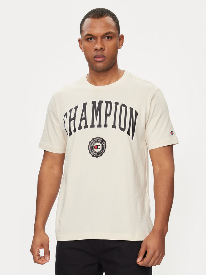Champion Champion T-Shirt 219852 Beige Comfort Fit