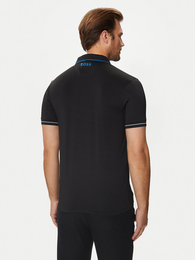 BOSS Boss Поло Paul Pro 50506203 Чорний Slim Fit
