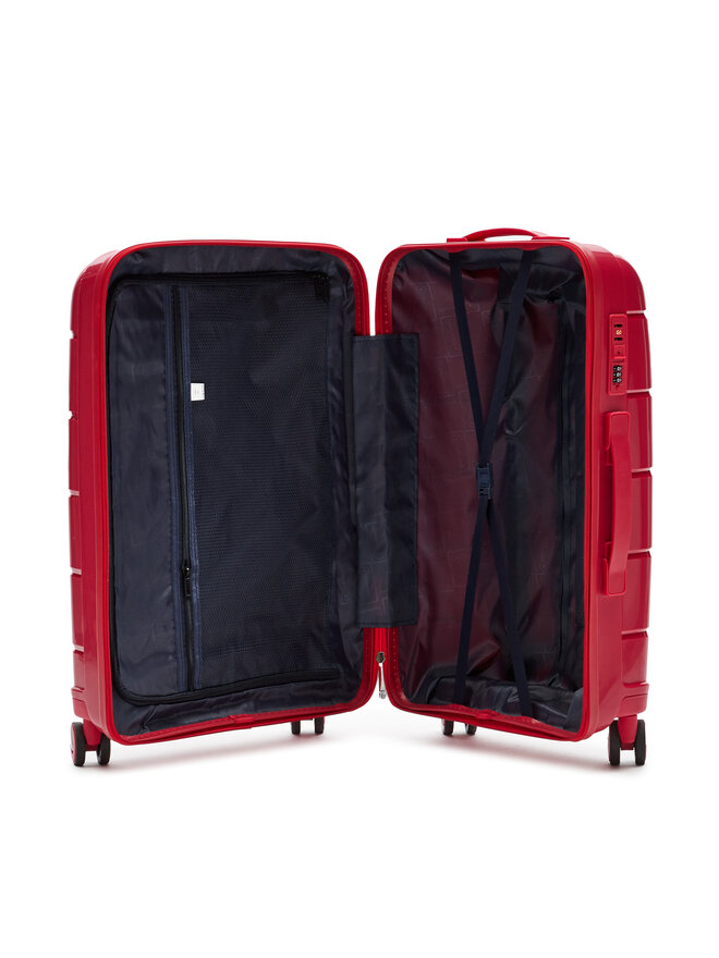 Pierre Cardin Valiză medie Pierre Cardin LEE01 103-24 Roșu