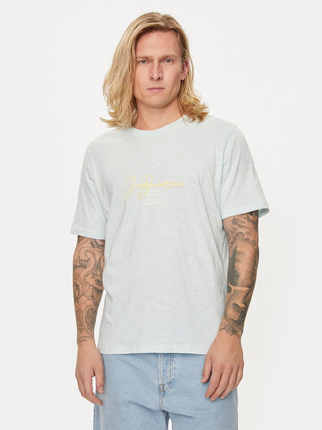 Jack&Jones Jack&Jones Marškinėliai Joraruba 12255452 Mėlyna Standard Fit