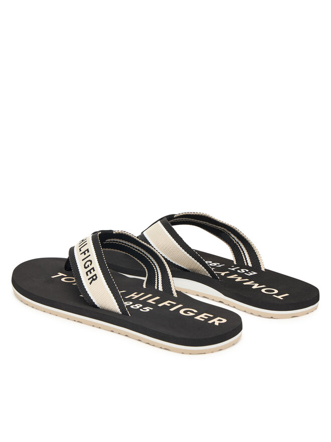 Tommy Hilfiger Zehentrenner Tommy Hilfiger Sporty FM0FM05805 Schwarz