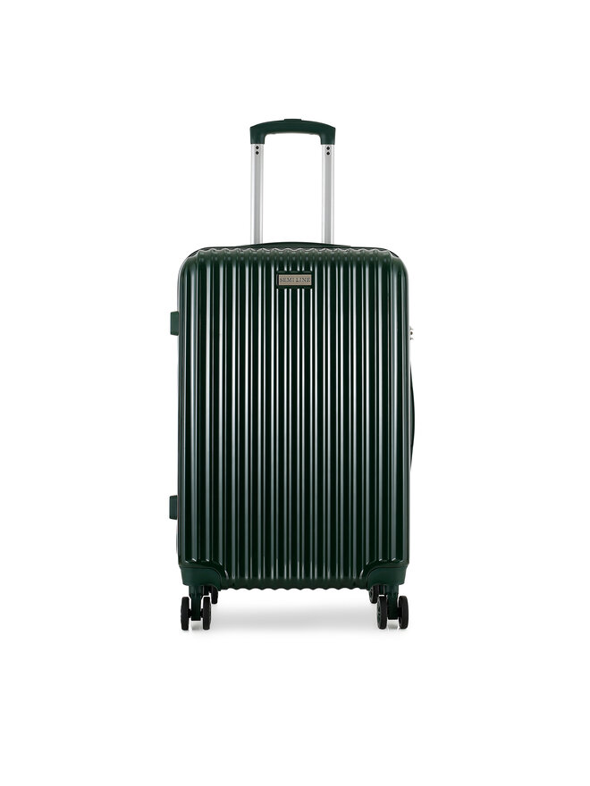 Semi Line Közepes bőrönd Semi Line T5948-2 Zöld