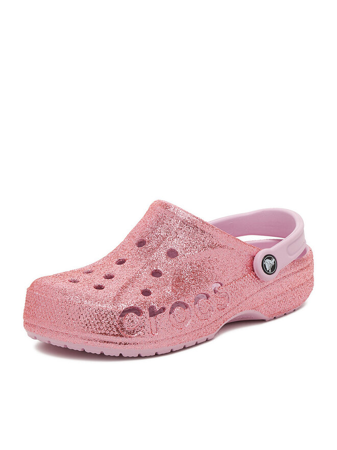 Crocs Pantoletten Crocs C-BAYA GLITTER CLOG 205925-6GD Rosa
