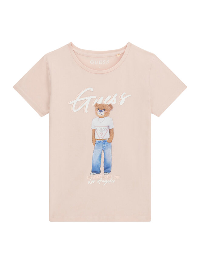Guess Guess T-Shirt J6GI04 K6YW4 Rosa Regular Fit