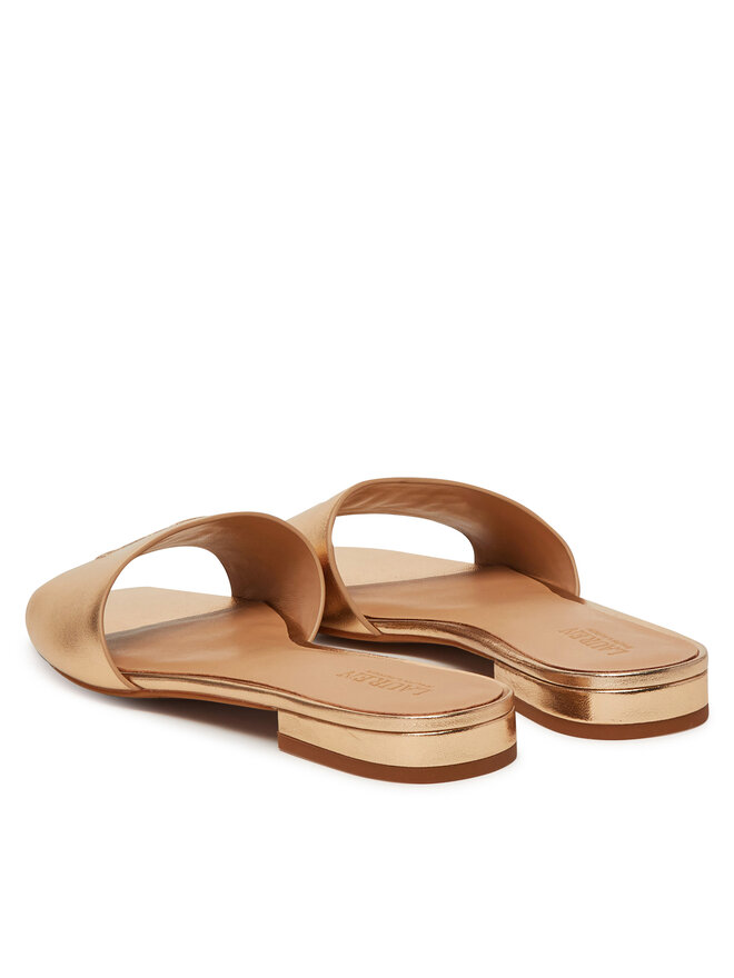 LAUREN RALPH LAUREN Natikače LAUREN RALPH LAUREN Everley 802970531001 Zlatna