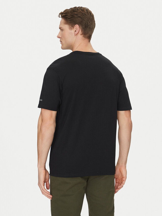 Columbia Columbia T-Shirt CSC Basic Logo EM2180 Μαύρο Regular Fit