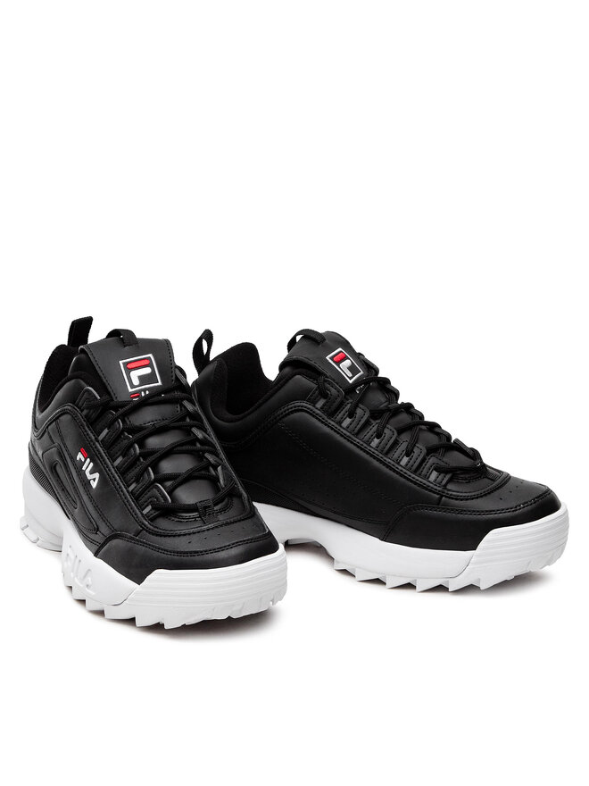 Fila disruptor low noir hot sale