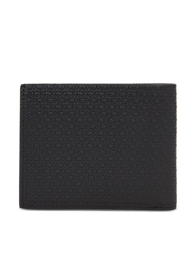 Calvin Klein Férfi pénztárca Calvin Klein Minimalism Bifold 5Cc W/Coin K50K510896 Fekete