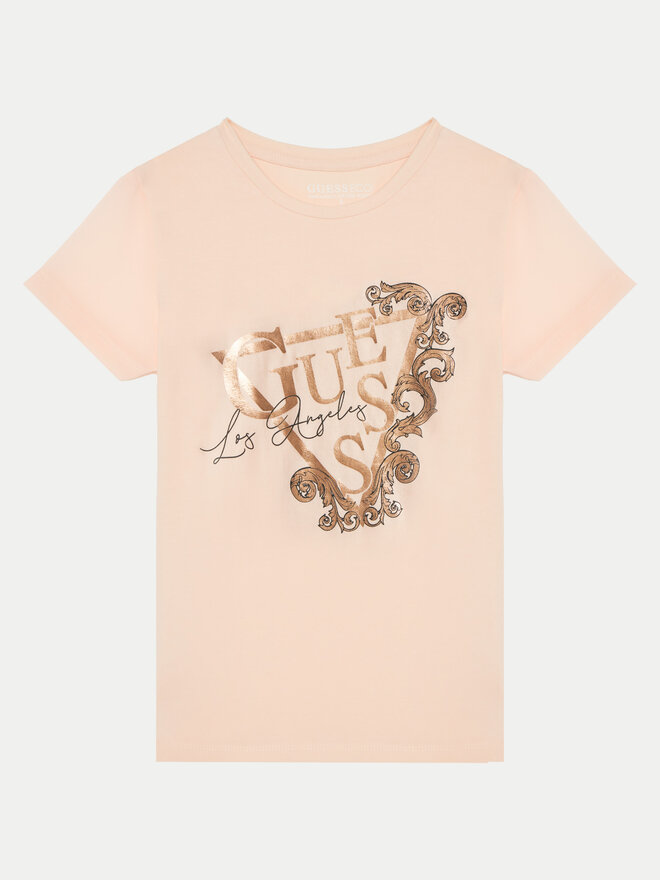 Guess Guess T-shirt J5RI35 K6YW4 Koraljna Regular Fit