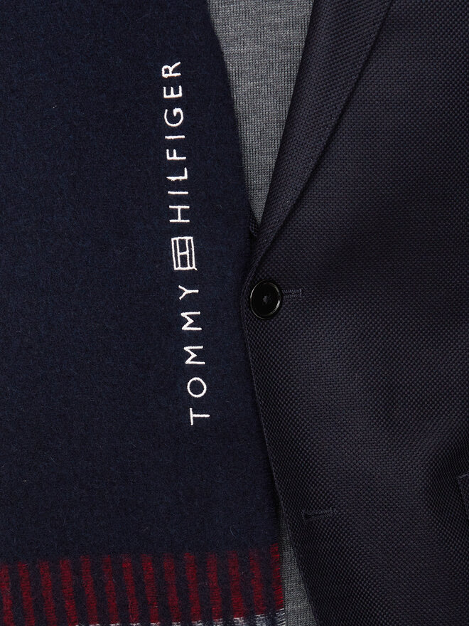 Tommy Hilfiger Šál Tommy Hilfiger Corporate AM0AM12832 Tmavomodrá