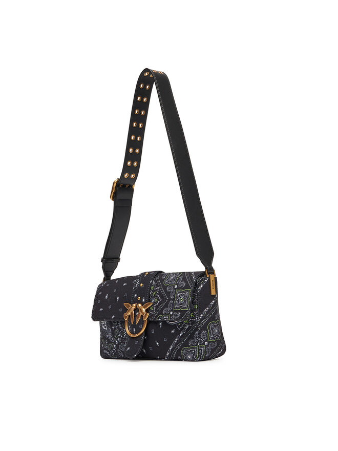 PINKO Torebka PINKO Love One Classic Slouchy Fl PE 25 PLTT 104524 A2AS Czarny