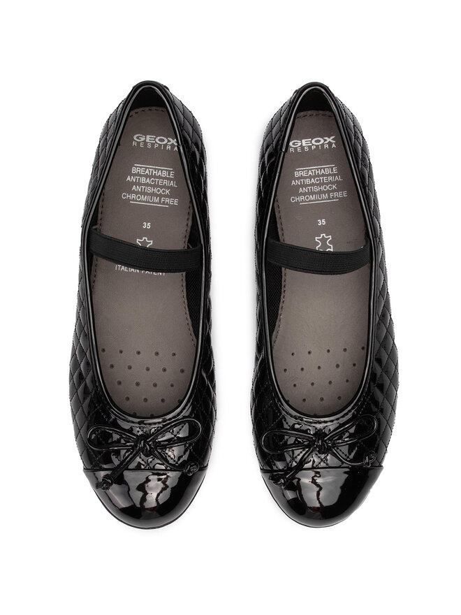 Geox Baleriny Geox J Plie' B J5455B 000HH C9999 D Czarny
