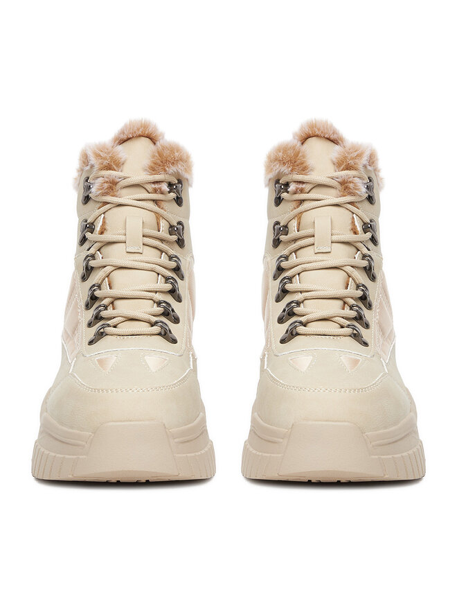 DeeZee Botines planos DeeZee HX24021-1 Beis