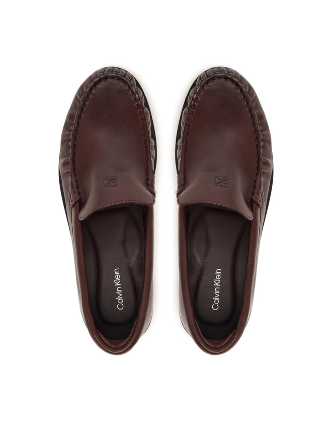 Calvin Klein Mokassins Calvin Klein Round Essential Loafer Lth HW0HW03195 Braun