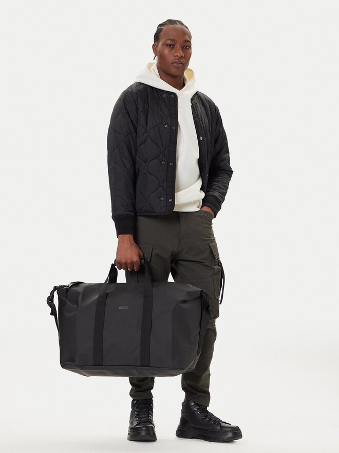 Дорожня сумка Rains Hilo Weekend Bag W3 14200 Чорний | evzuttya.com.ua