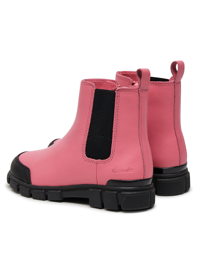 Clarks Csizma Clarks Evyn Chelsea K. 26179042 Rózsaszín