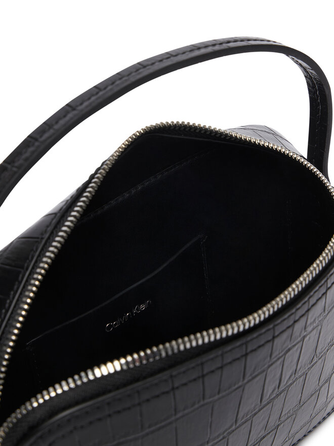 Calvin Klein Handtasche Calvin Klein Ck Croc Camera Bag LV04F3905G Schwarz