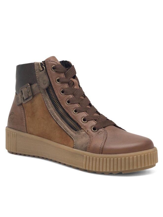 Remonte Sneakersy Remonte R7997-24 Brązowy