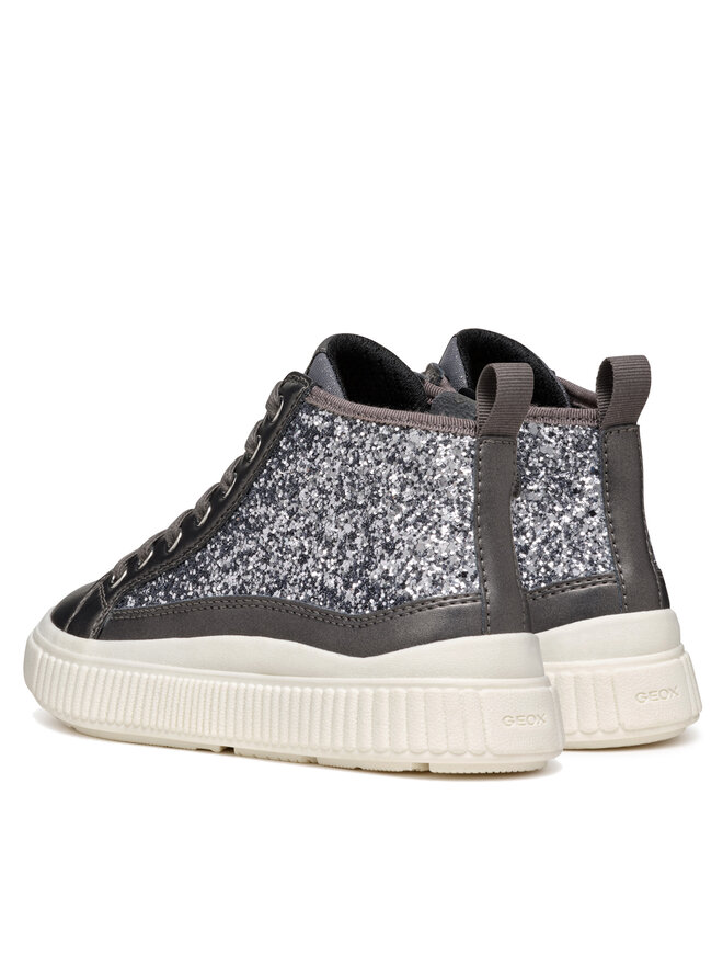 Geox Tenisice Geox J Laquinny Girl J46M3D 0EWNF C1009 S Srebrna