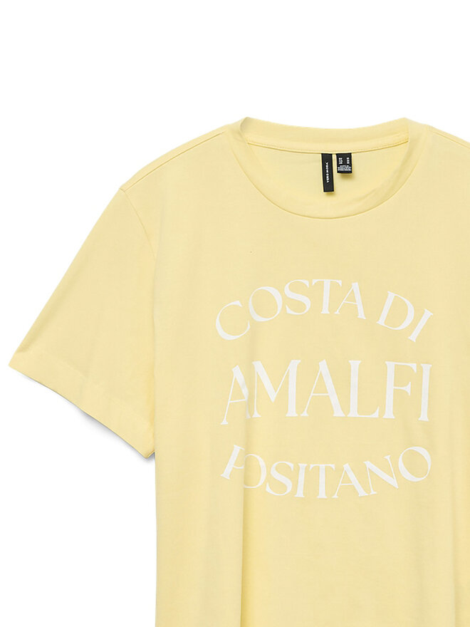 Vero Moda Vero Moda Camiseta Sonna 10327143 Amarillo Regular Fit