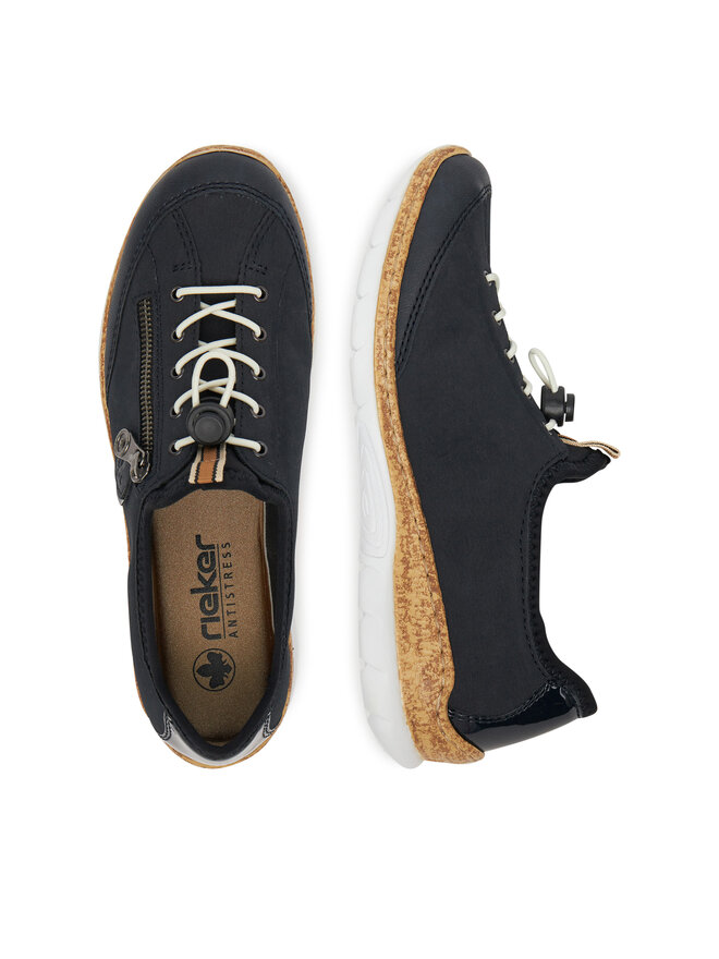 Rieker Sneakersy Rieker N4263-14 Tmavomodrá