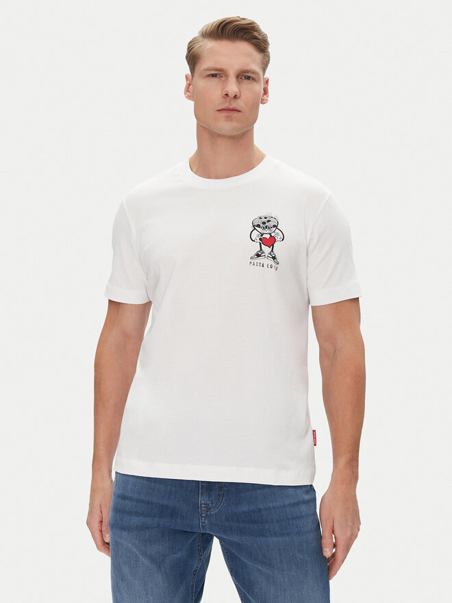 JOOP! Jeans JOOP! Jeans Camiseta 15 JJJ-23Alonzo 30045691 Blanco Modern Fit