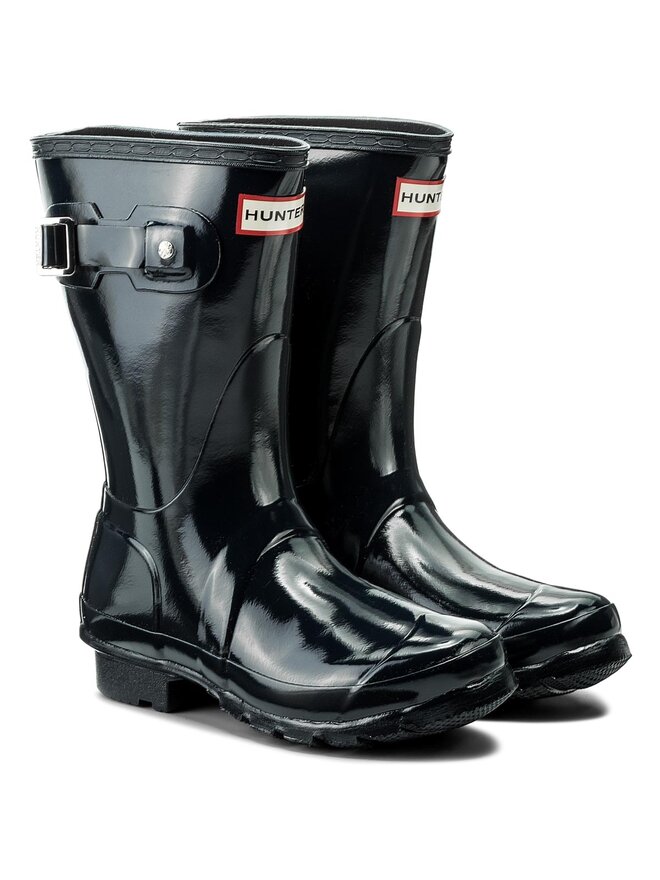 Hunter Гумени ботуши Hunter Org Short Gloss WFS1000RGL Тъмносин