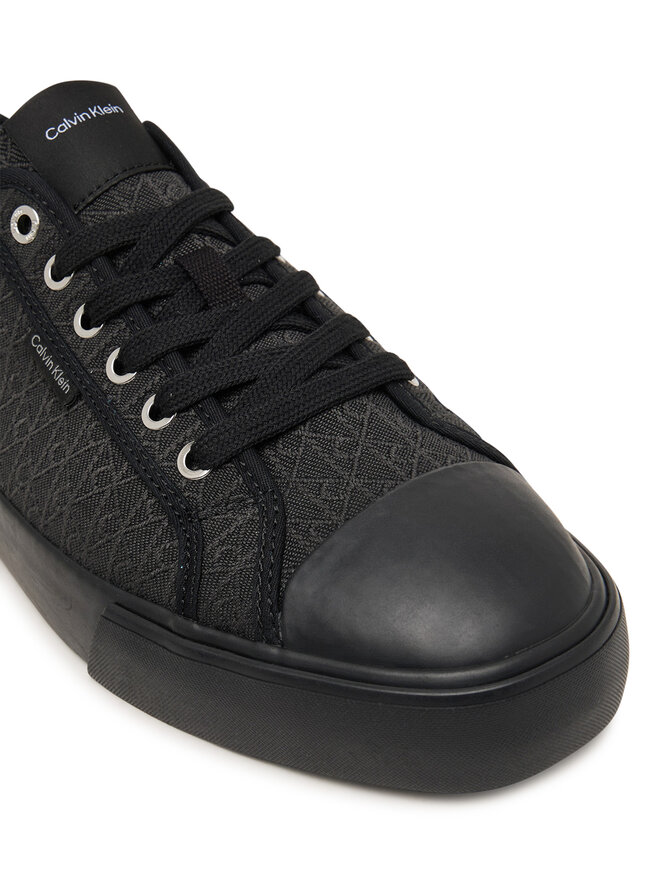 Calvin Klein Sneakers aus Stoff Calvin Klein Vulc Laceup Cv Aop HM0HM02122 Schwarz
