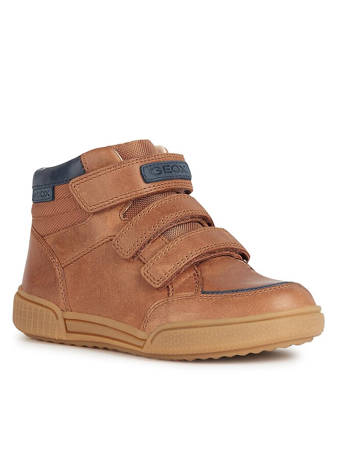 Geox Šnurovacia obuv Geox J Poseido Boy J16BCB 0CLFU C6N4E M Hnedá